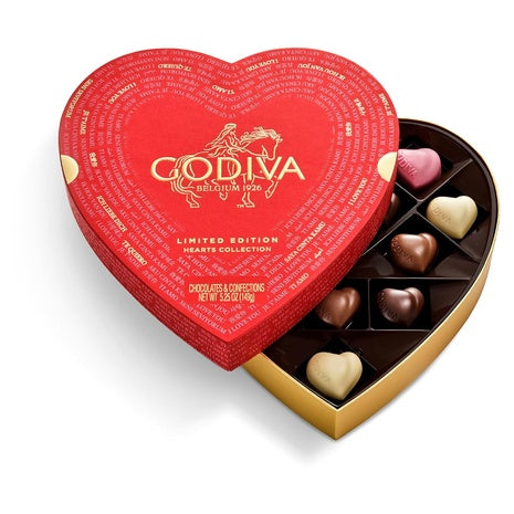 Godiva Hearts Collection Chocolate Gift Box (OU-D)