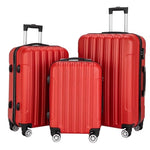 3-Piece Ktaxon Luggage Sets PC+ABS Spinner Suitcase