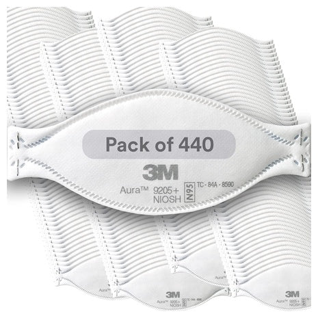 440 Pack Of 3M N95 Aura Particulate Respirators