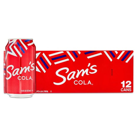 12 Cans Sam’s Cola Soda