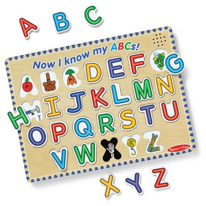 Melissa & Doug Wooden Alphabet Sound Puzzle