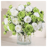 40 Artificial Peony Flowers + 32 Buds