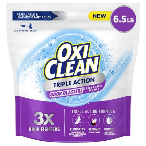 OxiClean Triple Action Odor Blasters Odor and Stain Remover Powder (6.5lbs)