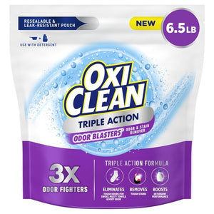 OxiClean Triple Action Odor Blasters Odor and Stain Remover Powder (6.5lbs)