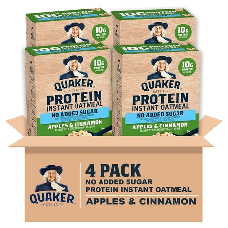 24 Quaker Protein Instant Oatmeal Packs (OU-D)