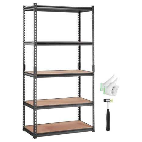 VEVOR 5-Tier Adjustable Storage Shelving Unit