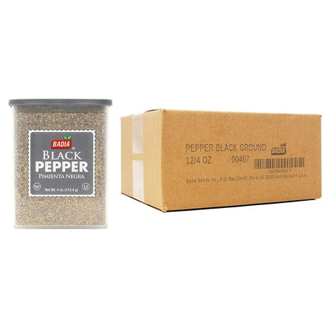 12-Pack Badia Ground Black Pepper (4 oz)