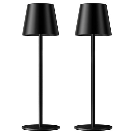 2-Pack Cordless Rechargeable LED Table Lamps