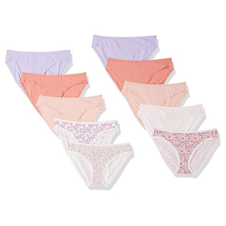 10-Pack Amazon Essentials Women's Cotton Underwear