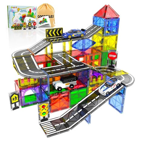Magnetic Tiles Road Set