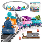 Toddlers Electric Train Set with Lights & Music