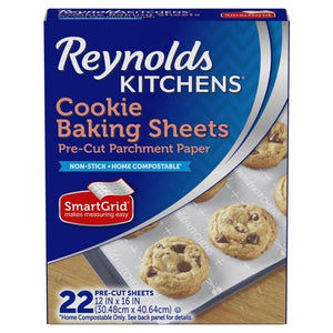 2-Pack Reynolds Kitchens Pre-Cut Cookie Baking Parchment Sheets