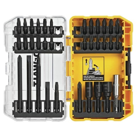 34 Dewalt Impact Driver & Screwdriver Bit Set