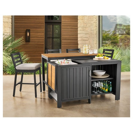 Member's Mark 6-Piece Vista Entertainment Set With Sunbrella Fabric