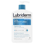 16-Oz Lubriderm Fragrance Free Daily Moisture Lotion + Pro-Ceramide