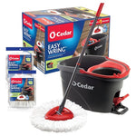 O-Cedar EasyWring Spin Mop With 2 Extra Refills