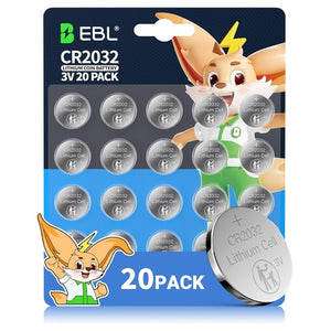 20-Pack EBL CR2032 Batteries