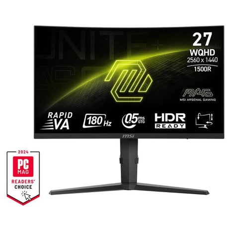 27" MSI MAG 275CQPF Curved WQHD 180Hz 0.5ms HDR VA Freesync Gaming Monitor [Refurbished]
