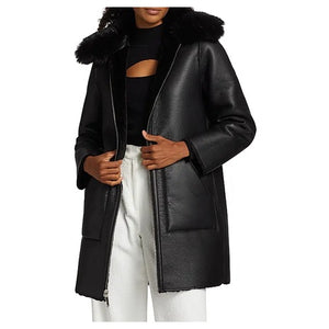 Reversible Faux Fur Coat