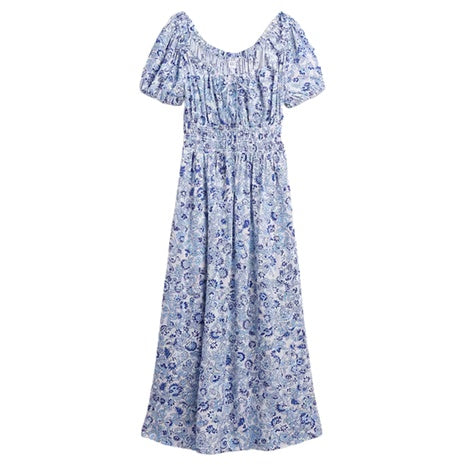 Gap Factory Women's Puff Sleeve Maxi Dress