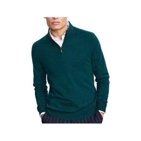Men's Cashmere Quarter-Zip Sweater