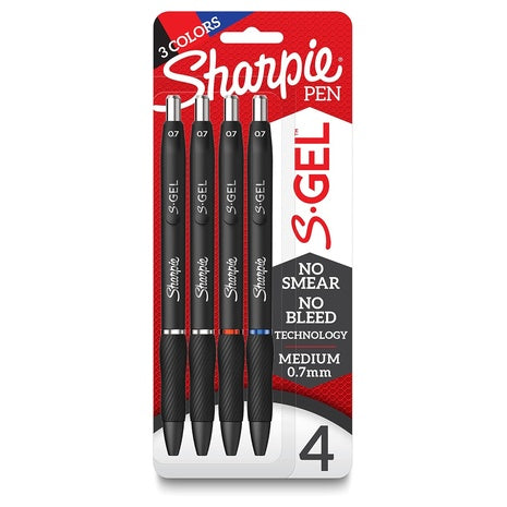4-Pack Sharpie S-Gel Gel Pens
