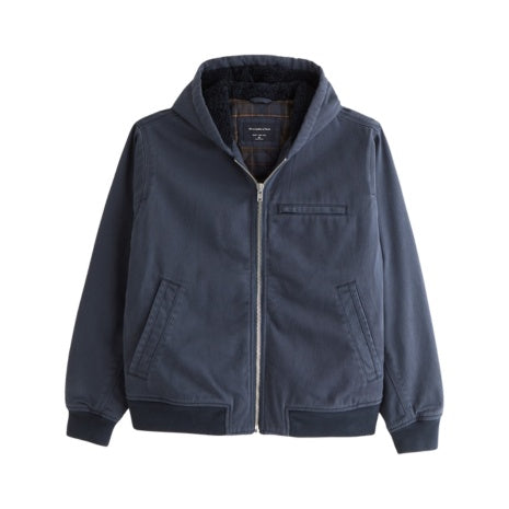 Hooded Bomber Jacket