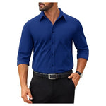 Coofandy Men's Long Sleeve Button Down Poplin Formal Shirt
