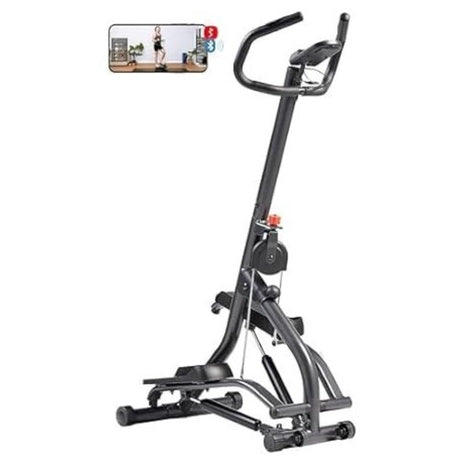 Sunny Health & Fitness 16.9" Mountain Climb Stair Stepper With Handlebar