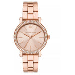Michael Kors Women's Corey Three Hand Rose Gold Tone Alloy Watch