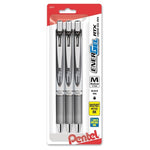 3 Pentel EnerGel RTX Retractable Gel Pens