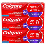 3 Colgate Optic White Purple Toothpastes