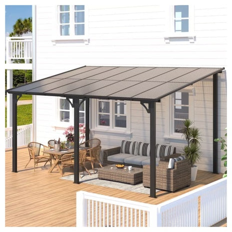 10'x 14' Aecojoy Patio Hardtop Aluminum Gazebo