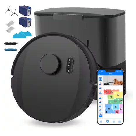 UltraVision Pet 13000 Pa 12.5" Robotic Vacuum And Mop