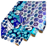 4 Hanukkah Wrapping Paper Rolls