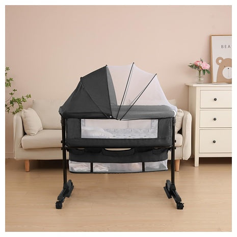 3-in-1 Convertible Bassinet with 360° Swivel Wheels