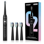 Electric Toothbrush with 4 Brush Heads