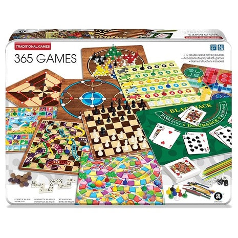 365 Games Strategy Set with Tin Storage