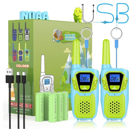 2-Pack Kids Walkie Talkies