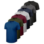 7-Pack Quick Dry Moisture Wicking Workout Shirts