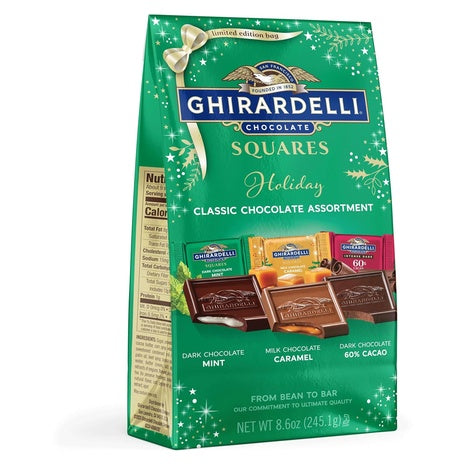 Ghirardelli Classic Chocolate Squares (Kof-K Dairy, 8.6oz)