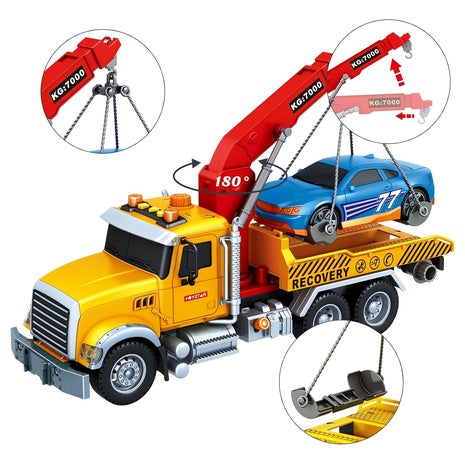 Tow Truck Toy With Lights & Sounds