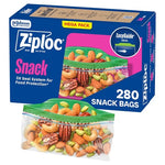 280 Ziploc Snack Bags