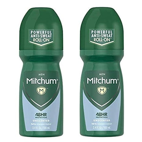 2-Pack Mitchum Invisible Roll-On Deodorant
