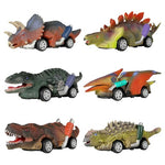 6-Pack Dinosaur Pull Back Toy Cars