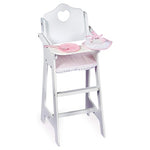 Badger Basket Wooden Baby Doll High Chair