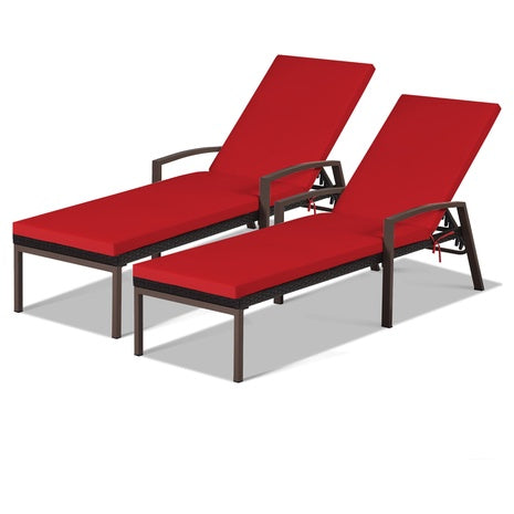2 Peice Rattan Lounge Chair