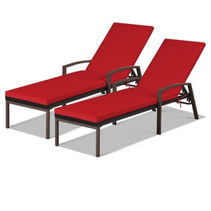 2 Peice Rattan Lounge Chair