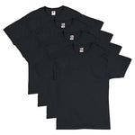 4 Hanes Men's Short Sleeve Cotton T-Shirts (2 Colors)