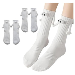2 Pairs Magnetic Holding Hands Socks